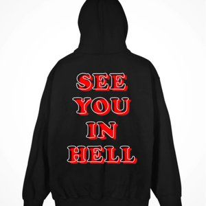 LINDA FINEGOLD / A**HOLES LIVE FOREVER HOODIE XL